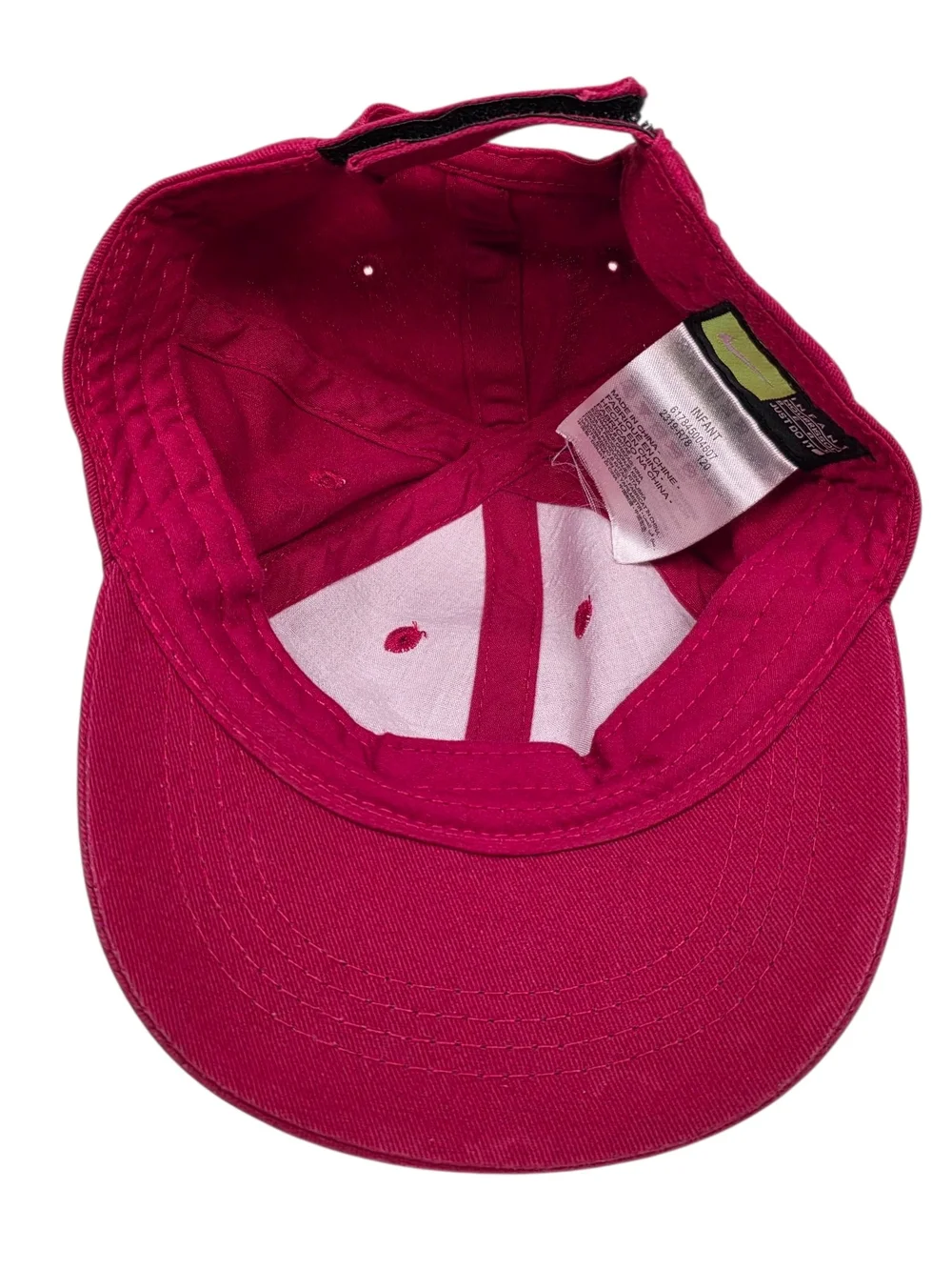 Nike Toddler Red Hat Cap Just Do It Swoosh Logo Adjustable Baseball